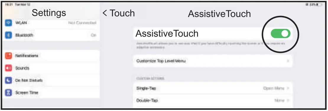 ProtoArc XKM01 Foldable Full Size Wireless Keyboard Mouse Combo - touch 2