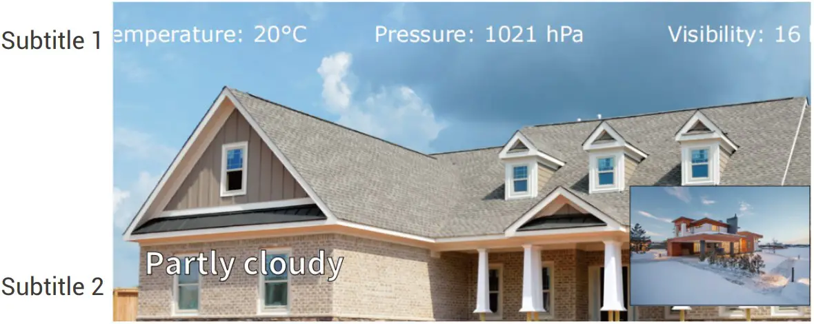 OSD (subtitle) Programable