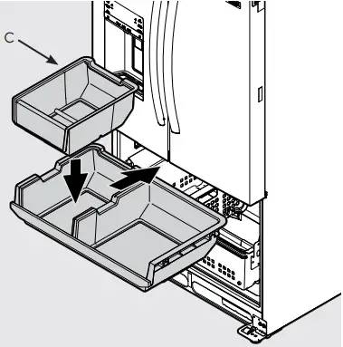 FRIGIDAIRE FRFS282LAF 27.8 Cu. Ft. French Door Refrigerator B4