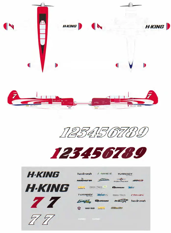 H-King Yak-11 Commemorative WW2 Warbird EPO 1450mm - FIG 1