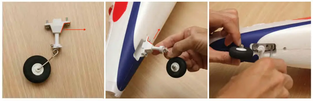 H-King Yak-11 Commemorative WW2 Warbird EPO 1450mm - TAILWHEEL ASSEMBLY