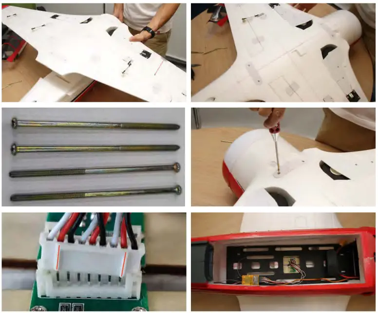 H-King Yak-11 Commemorative WW2 Warbird EPO 1450mm - WING INSTALLATION