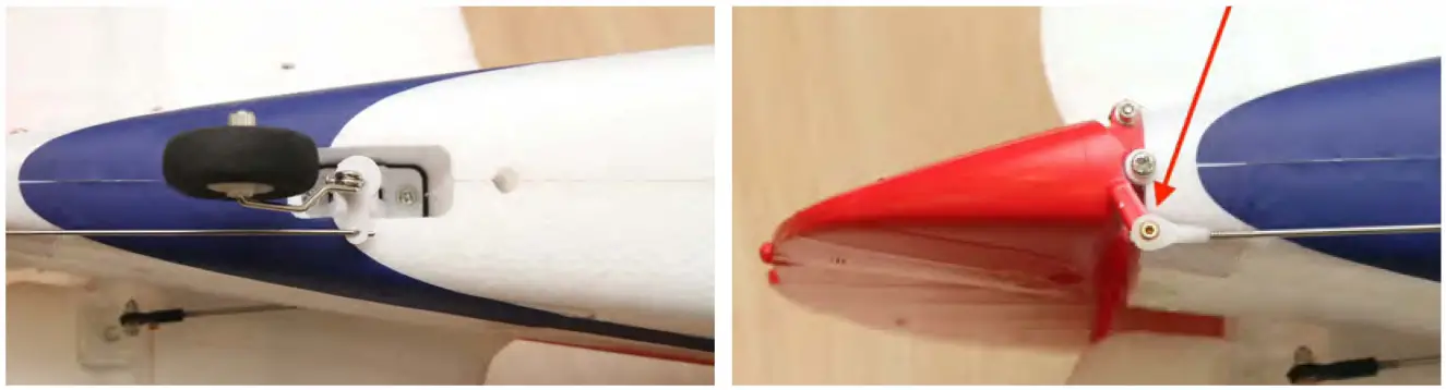 H-King Yak-11 Commemorative WW2 Warbird EPO 1450mm - control arm