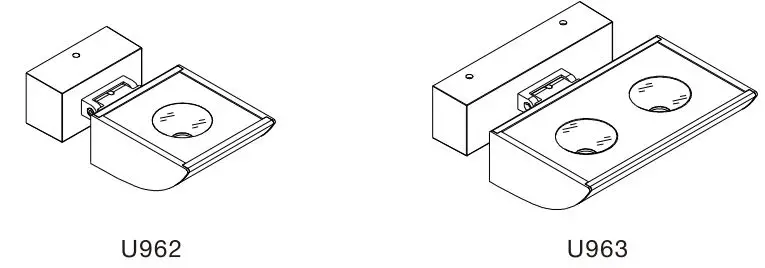 Halcyon U962 18w Wall Mount Tilt Flood Light Instruction Manual