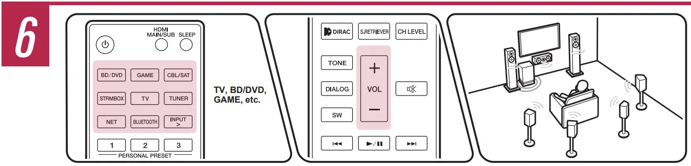 Pioneer VSA LX805 AV Amplifier - Playing audio & Video