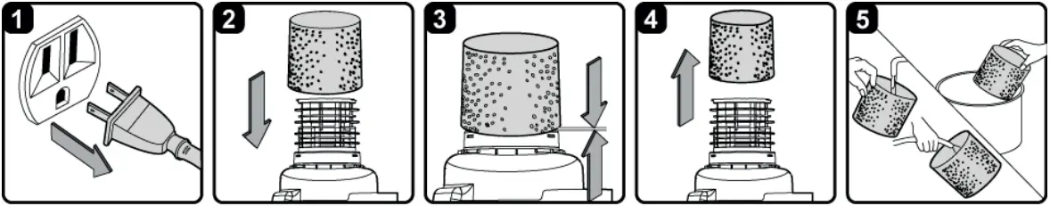 Vacmaster VWM510 Dry and Wet Vacuum Cleaner - CLEANING CARTRIDGE 2