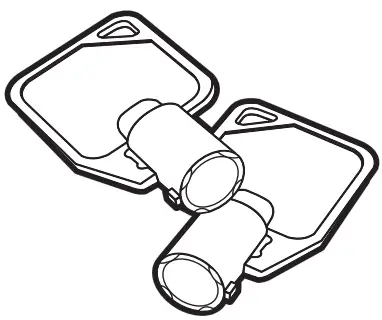 Front Cover Lock Key