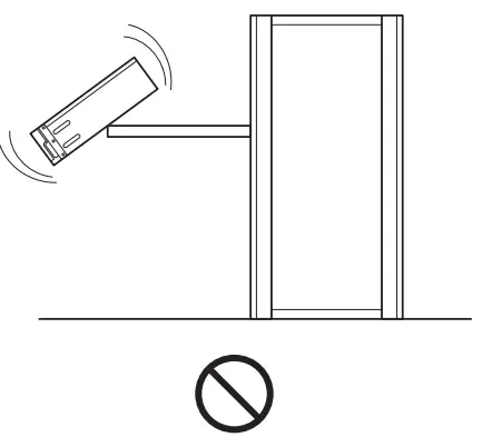 Precautions when using sliding shelves