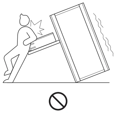 Precautions when using sliding shelves
