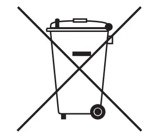 Correct disposal of batteries in this product