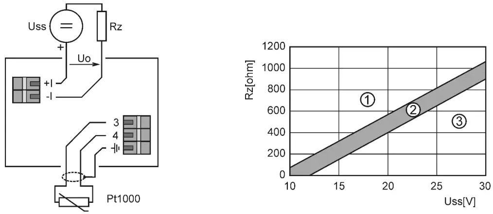 COMET SYSTEM Pt1000 Temperature Probe and Transducers - application circuitry