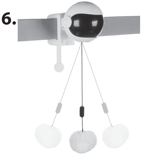 561314 Flamingo Yoyo Interactive Cat Toy - starts