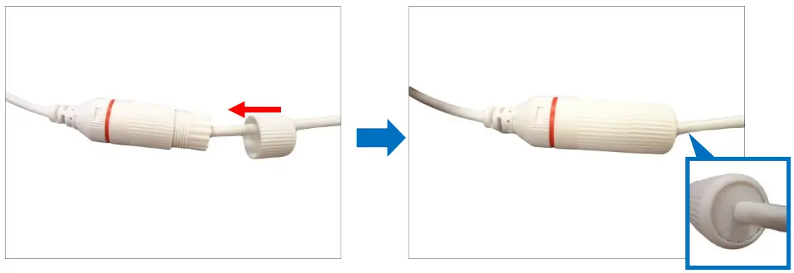 ACTi A310 Mini Bullet Camera - cable solution