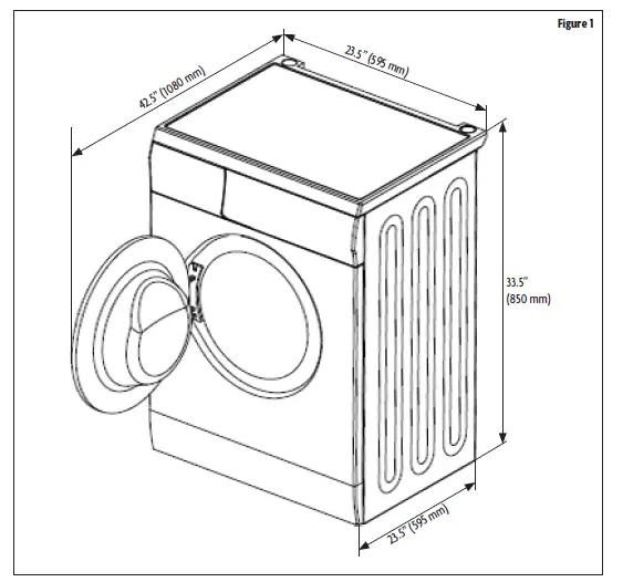 Magic Chef Washer Dryer Combo MCSCWD27W5 fig-1
