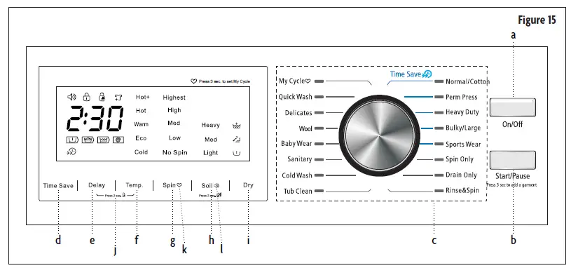 Magic Chef Washer Dryer Combo MCSCWD27W5 fig-11