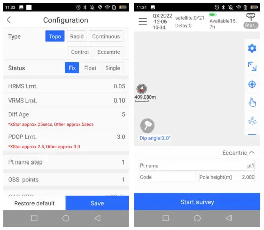 QXWZ Qianxun SI Survey RTK Receiver - Connecting Instruments 7