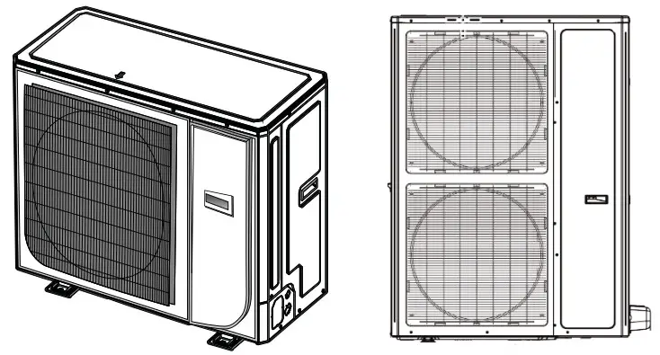 GE Appliances AUH2436ZGDA Split Type Heat Pump