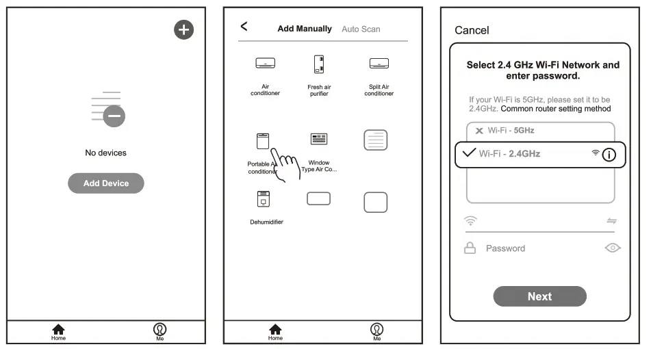 DuraComfort MW8LNPAC Portable Air Conditioner - app wi f 1i