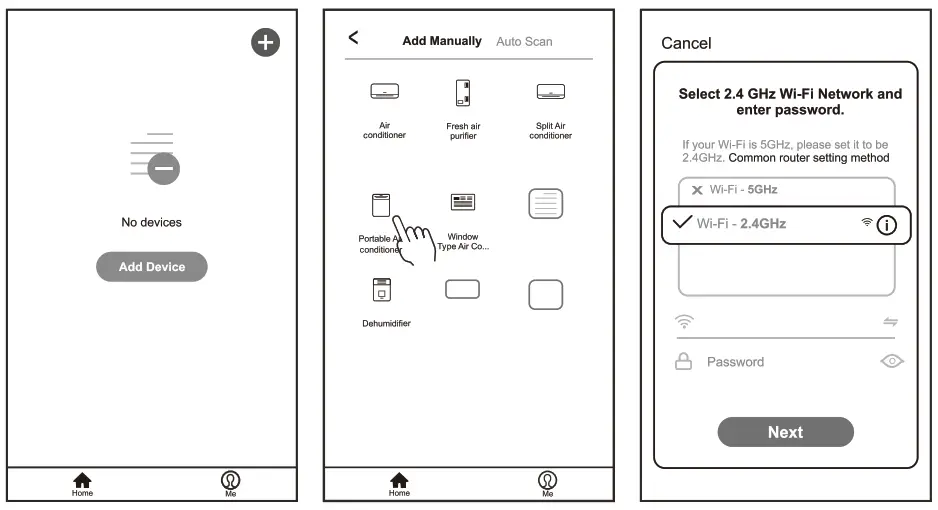 DuraComfort MW8LNPAC Portable Air Conditioner - app
