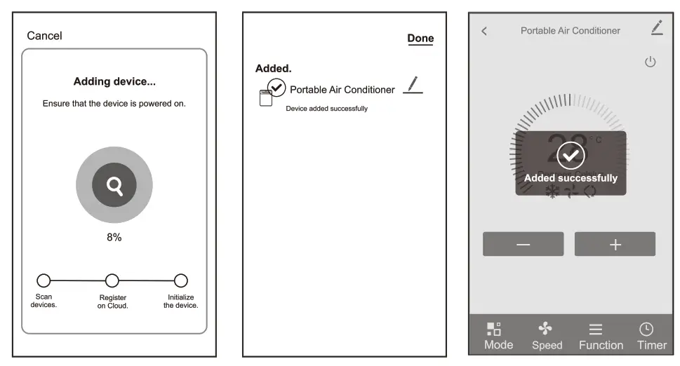 DuraComfort MW8LNPAC Portable Air Conditioner - connect