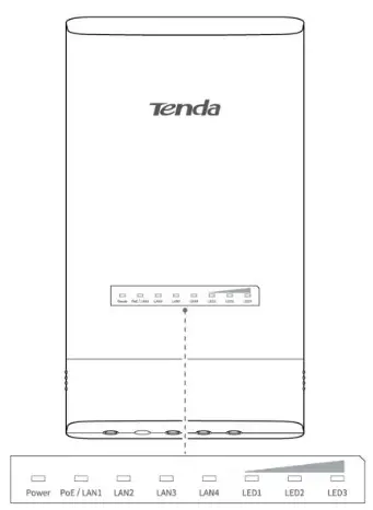 Tenda OS3 5GHz Long Range Outdoor - CPE