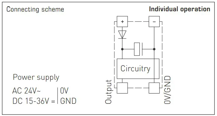 S S REGELTECHNIK RPS SD Fine Dust Sensor - Connecting scheme