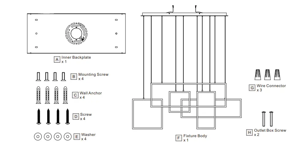 QUOIZEL-PCCV157BRA-Canvas-Integrated-LED-Brushed-Aluminum-Chandelier-Island-Light-FIG-1