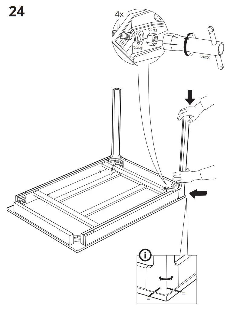 IKEA EKEDALEN Extendable Table Oak 80 120x70 Cm - Fig 17