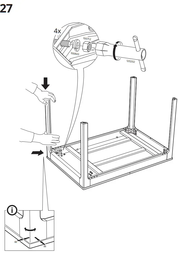 IKEA EKEDALEN Extendable Table Oak 80 120x70 Cm - Fig 19