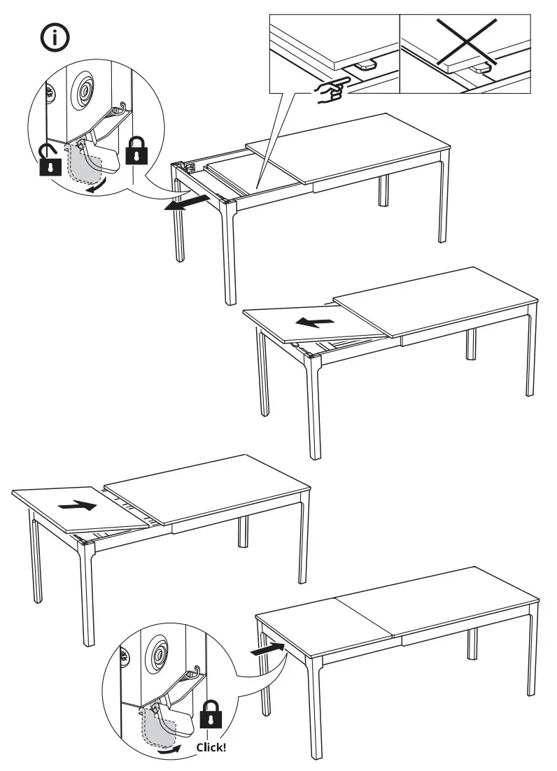 IKEA EKEDALEN Extendable Table Oak 80 120x70 Cm - Fig 23