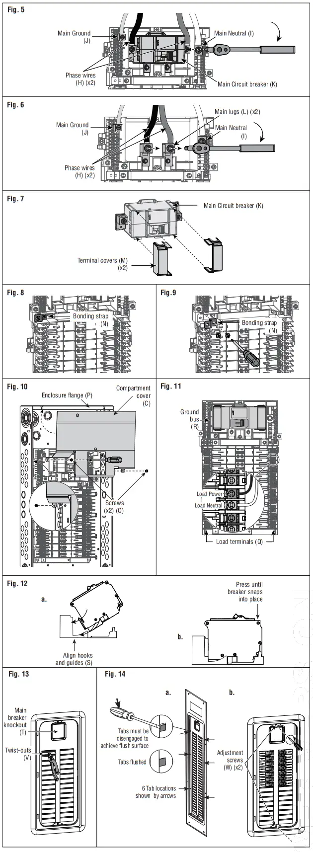 LEVITON LP210 MB Indoor Load Center Enclosure - FIG
