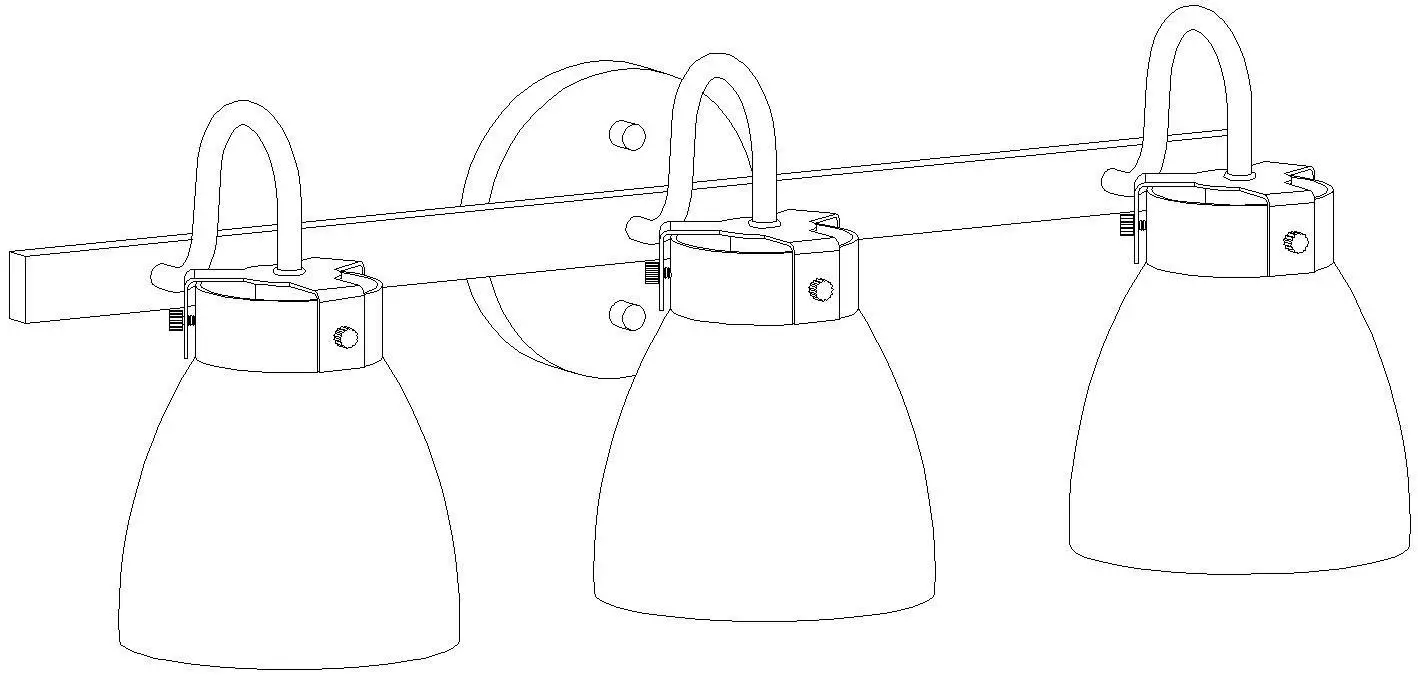 LNC ZIEYUZHD14270X7 Modern Bell Vanity Light - FINISHED PRODUCT