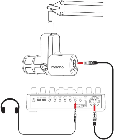 maono PD400X USB-XLR Dynamic Microphone A13