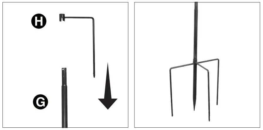 Lay assembly down for the following steps: