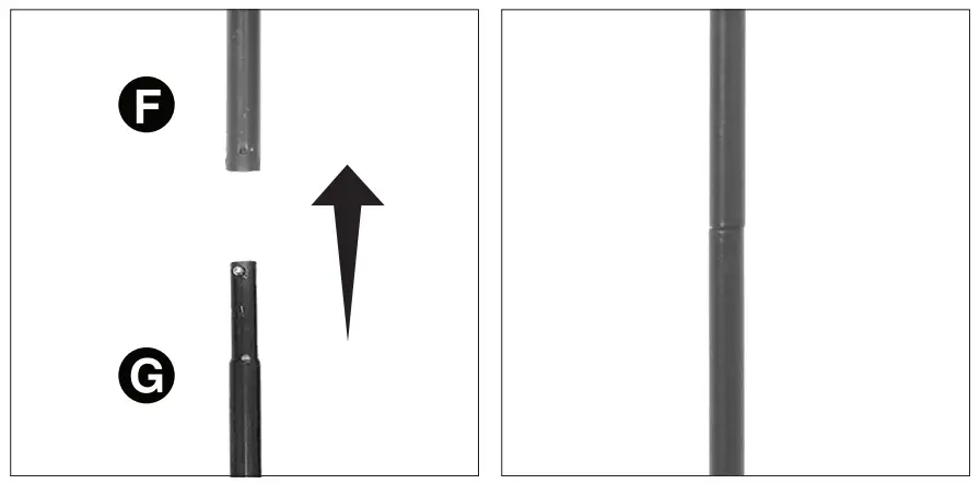 Lay assembly down for the following steps: