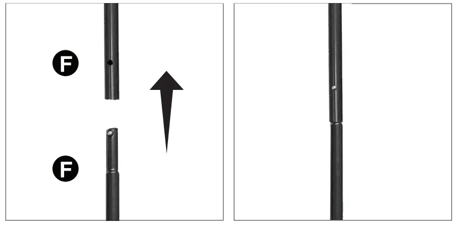 Lay assembly down for the following steps: