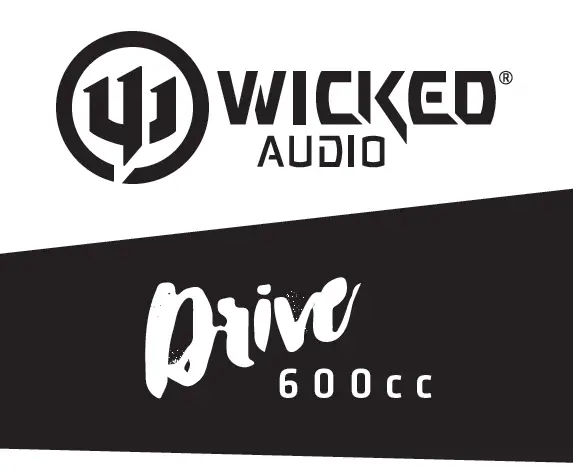 Wicked Audio Drive 600cc (no Mic) Wired Earbuds User Manual