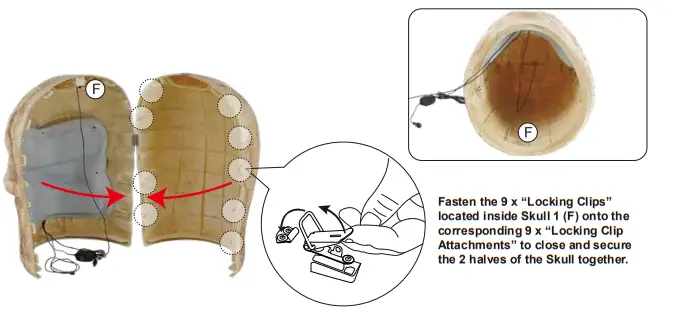 HOME ACCENTS Holiday 1009025383 8ft Grave and Bones Giant-Sized LED Skull Stack - fig 3