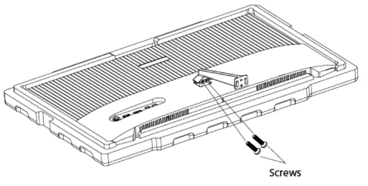 kogan KAMN24FG6LA 24 Inch FHD Gaming Monitor - stand assembly 2