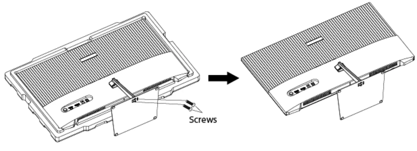 kogan KAMN24FG6LA 24 Inch FHD Gaming Monitor - stand assembly 3