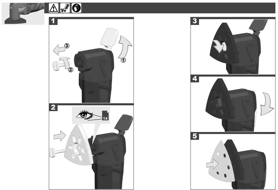 milwaukee M18BMT M18 Multi Tool - STOP3