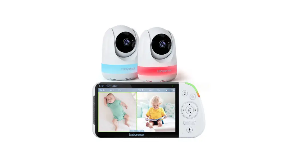 Babysense Max View 5.5 Inch Split Screen Full Hd 1080p Video Baby Monitor User Manual