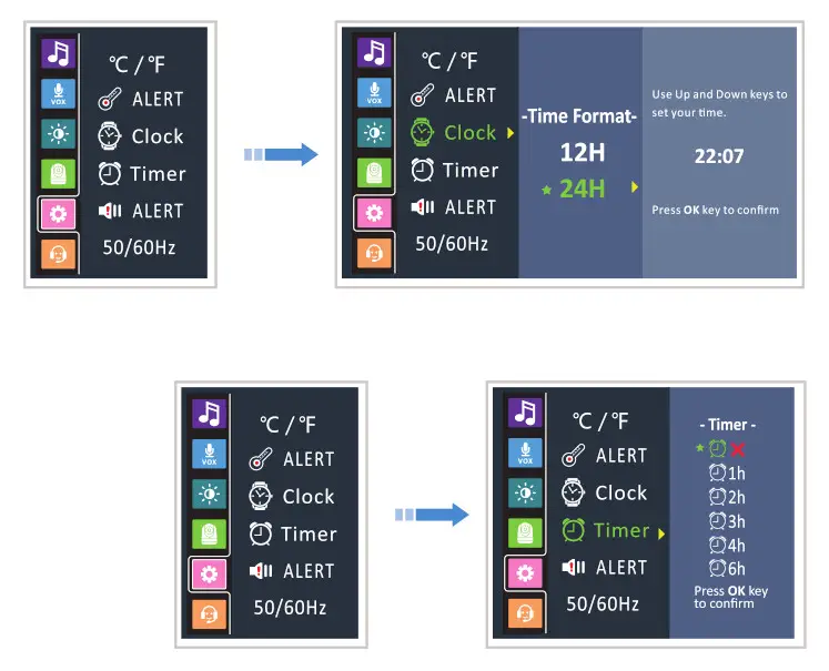 Babysense Max View 5.5 Inch Split Screen Full HD 1080P Video Baby Monitor - fig 10