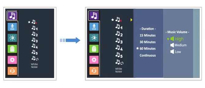 Babysense Max View 5.5 Inch Split Screen Full HD 1080P Video Baby Monitor - fig4