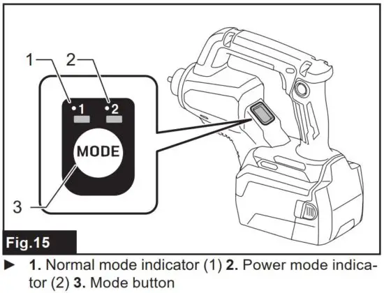 FIG 18 Mode selector