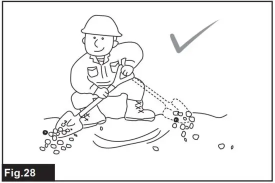 FIG 32 Effective leveling and removal of air