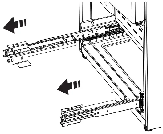 MONOGRAM ZWE23N French Door Bottom Freezer Freestanding Refrigerator - FREEZER DRAWER 1