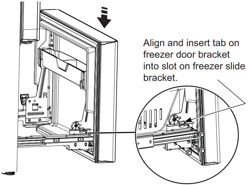 MONOGRAM ZWE23N French Door Bottom Freezer Freestanding Refrigerator - FREEZER DRAWER 2