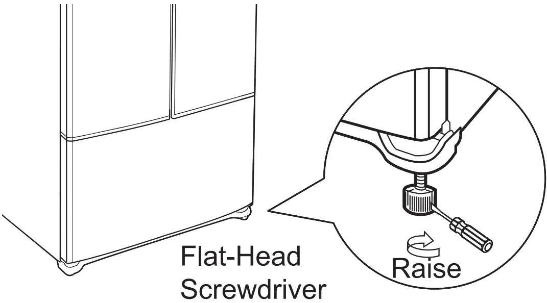 MONOGRAM ZWE23N French Door Bottom Freezer Freestanding Refrigerator - LEVEL