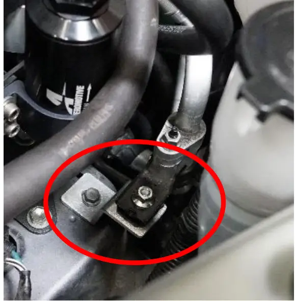 SDHQ-54-9201-G5 2010 Plus Toyota 4Runner and Lexus GX 460 Billet Power Steering Reservoir - hard lines 3